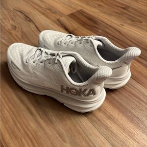 Hoka White Running Shoes